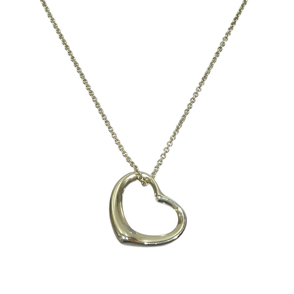 Tiffany Open Heart Large Necklace Silver